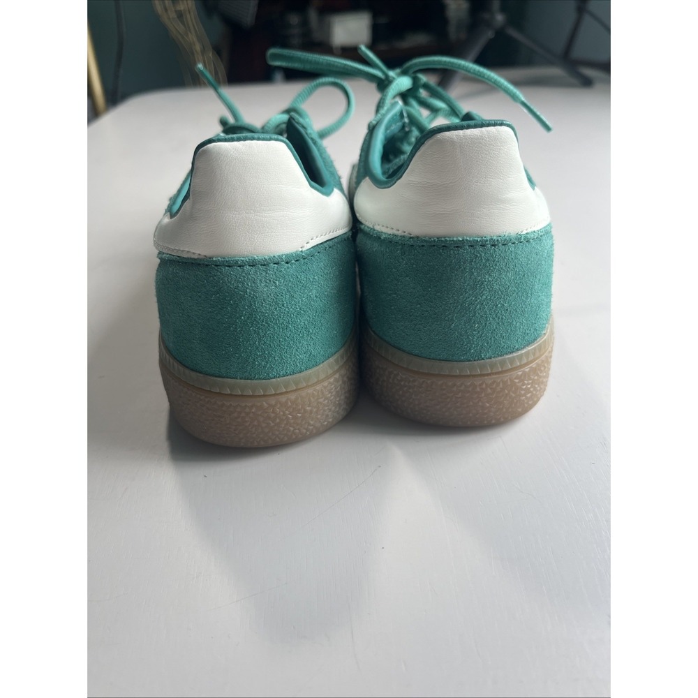 Size 6.5 - Adidas Handball Spezial Collegiate Green White Walking Training - Picture 6 of 11